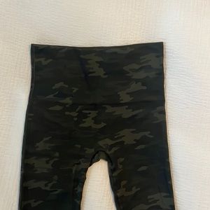Spanx green camo leggings